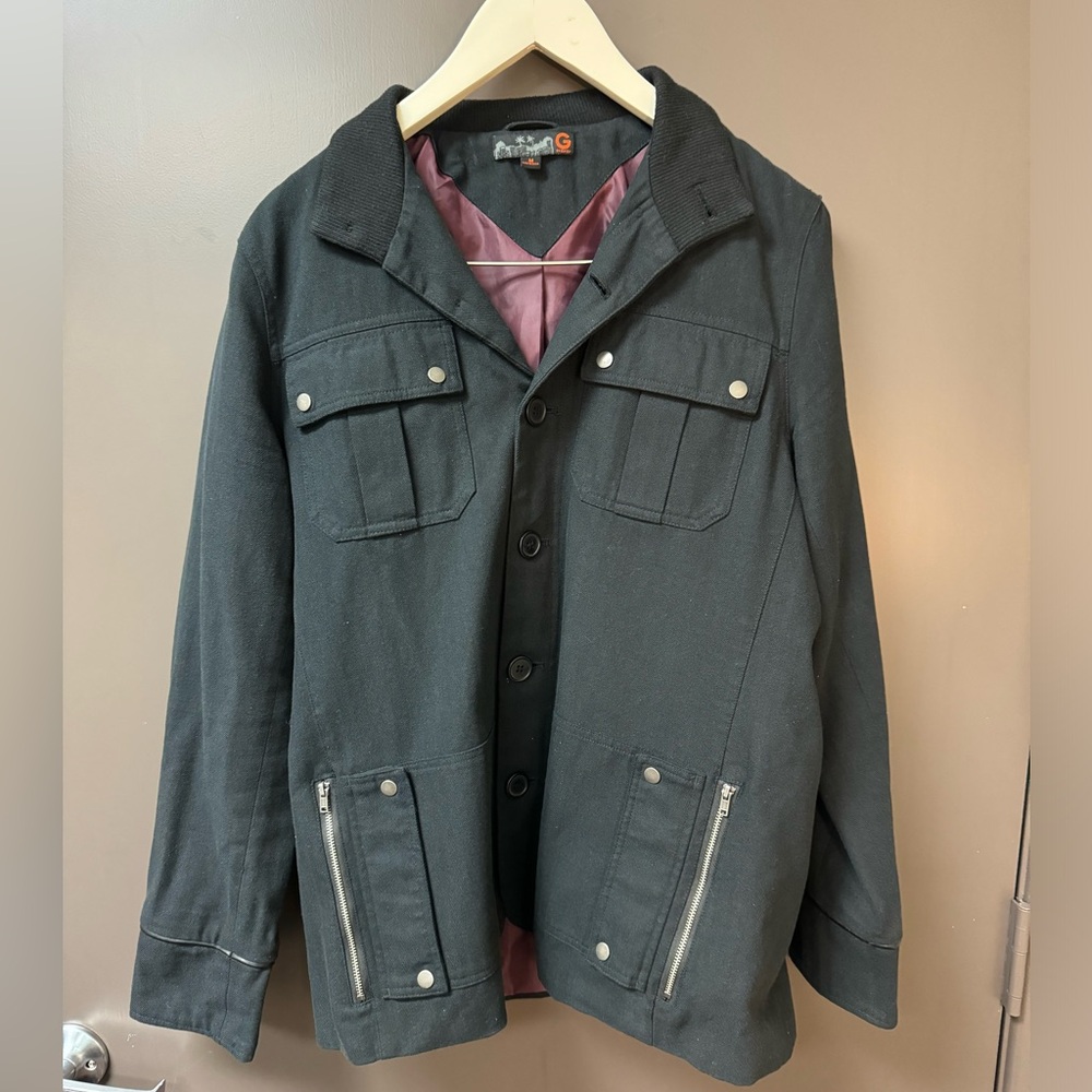 G by Guess - Black light with jacket with front pockets